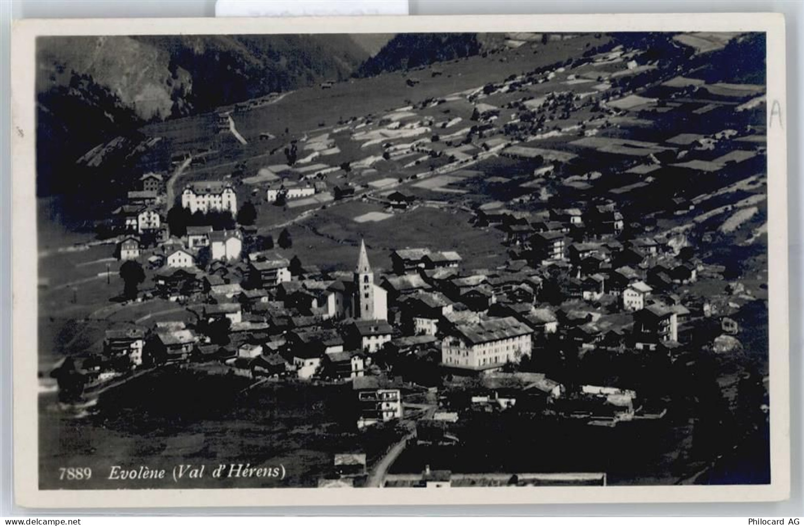 1983 Evolène - Panorama Kirche - 50671695