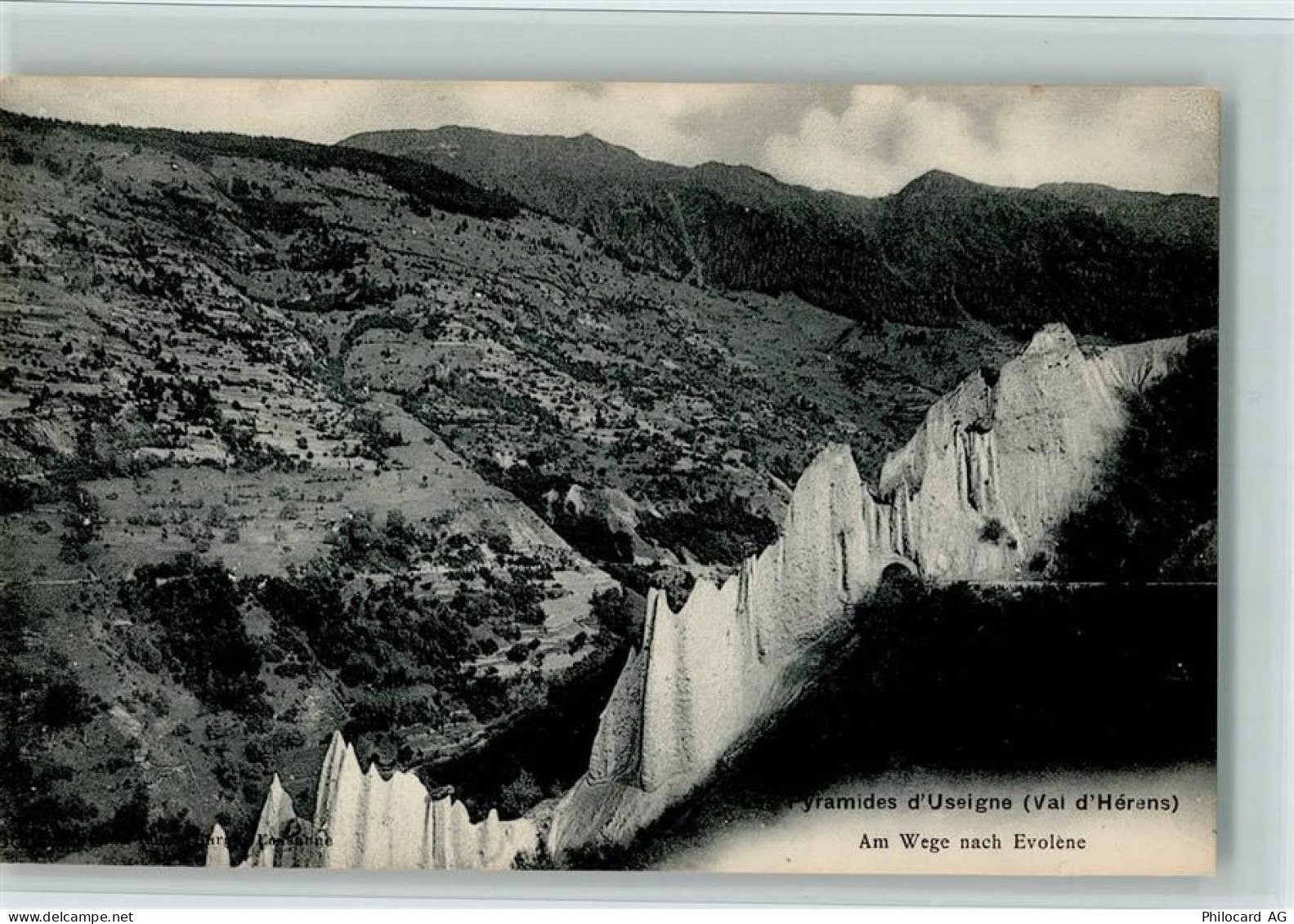 1983 Evolène - Pyramides dUssigne Val dHerans Am Wege nach Evolene - 11084928