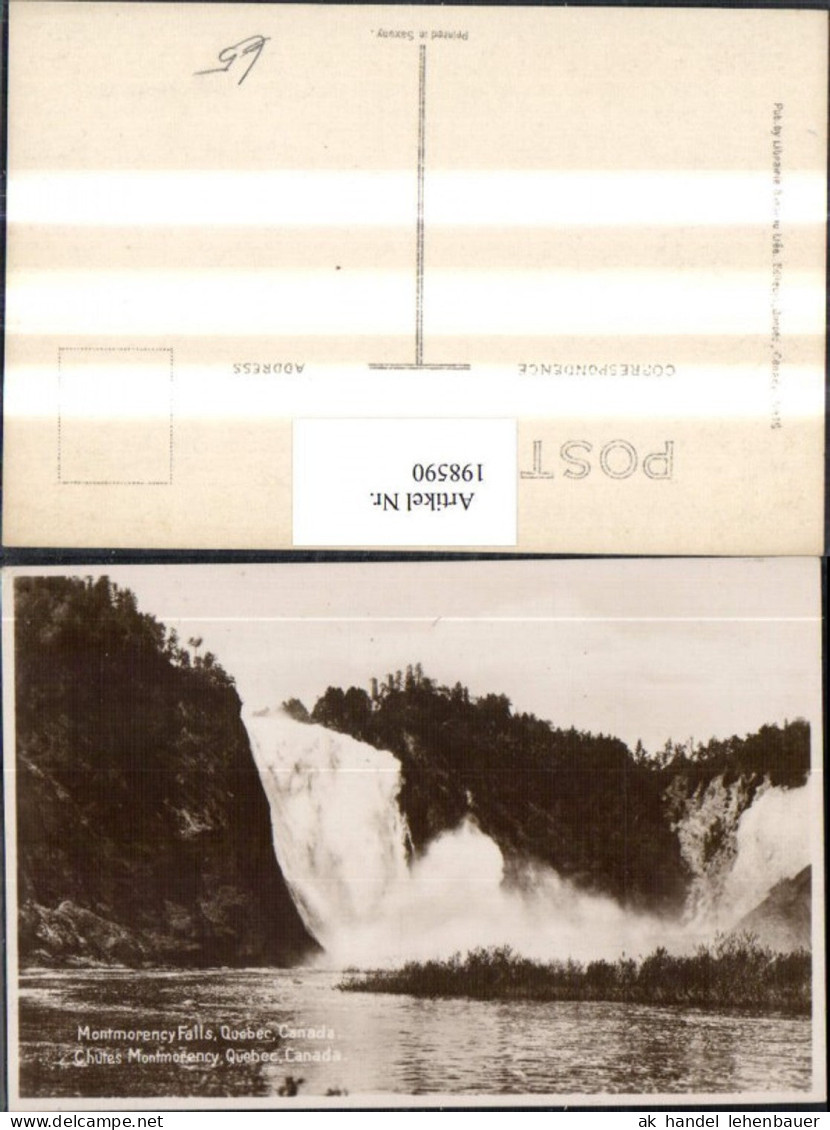 198590,Kanada Quebec Montmorency Falls Wasserfall