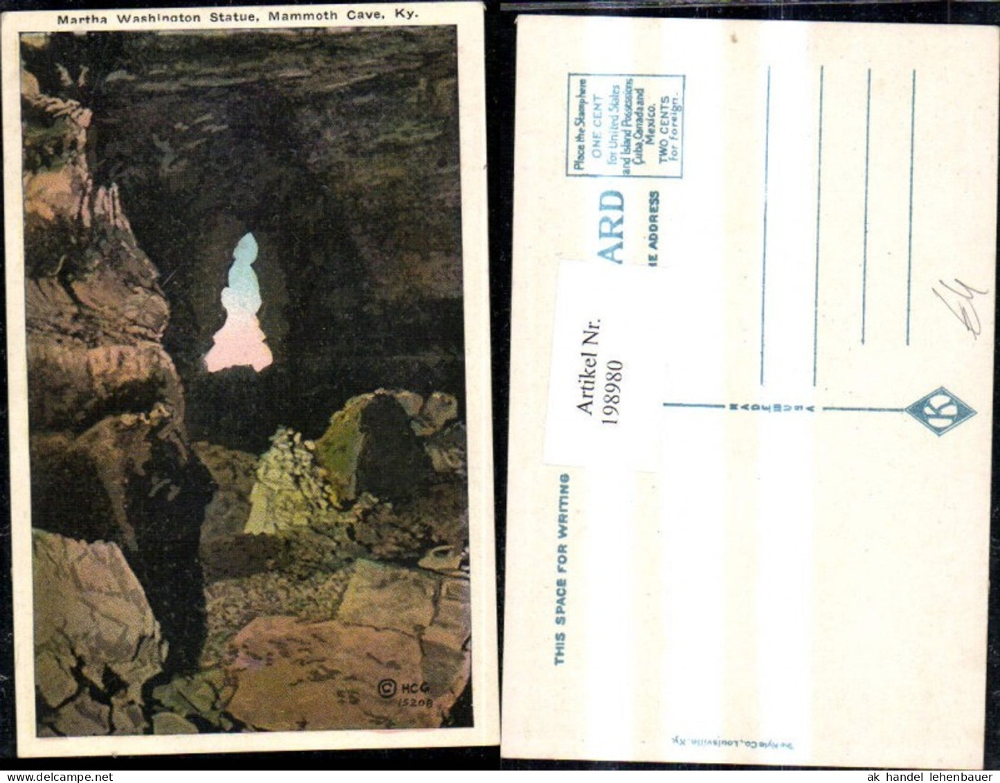 198980,Kentucky Martha Washington Statue Mammoth Cave