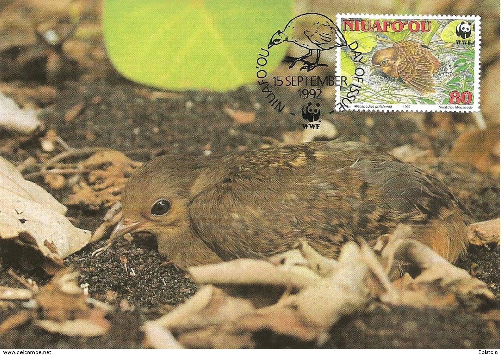 1992 - NIUAFO'OU MEGAPODE - Tonga - Mégapode de Pritchard WWF