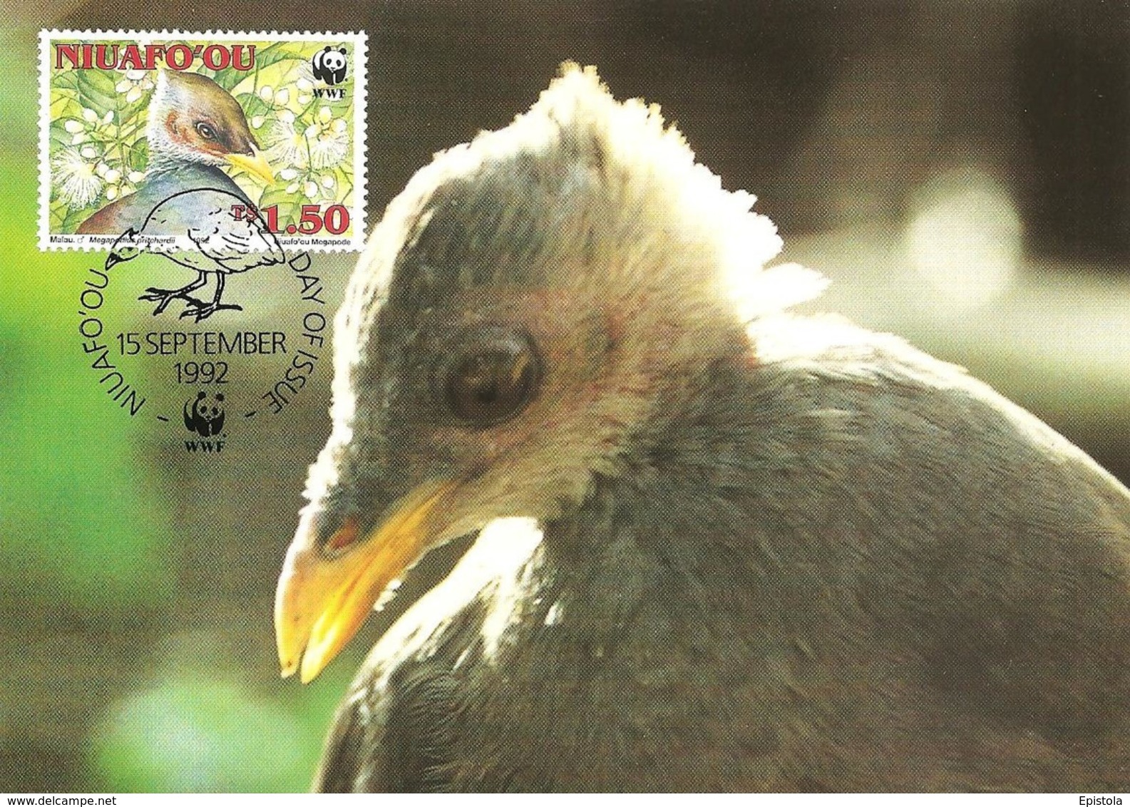 1992 - NIUAFO'OU MEGAPODE - Tonga - Mégapode de Pritchard WWF