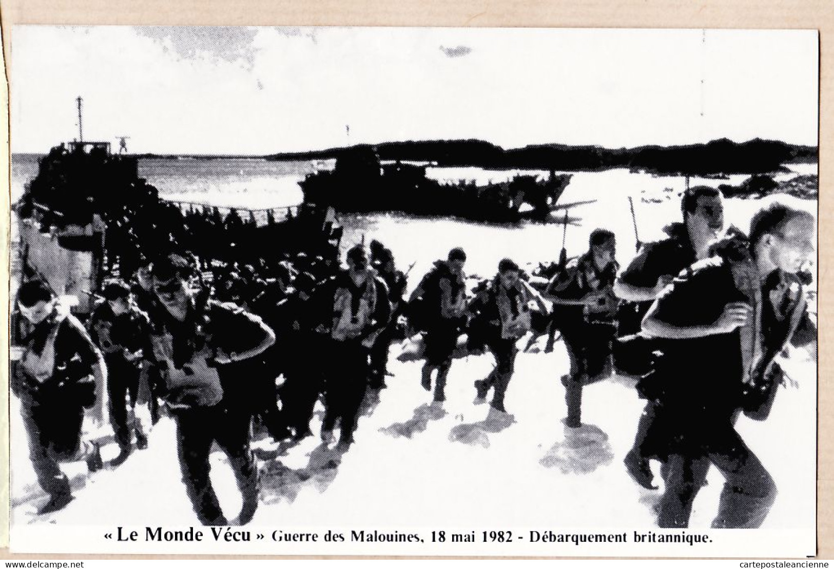 19929 /  FALKLANDS WAR 18 Mai 1982 Débarquement britannique Guerre des MALOUINES Falkland- MONDE VECU série F