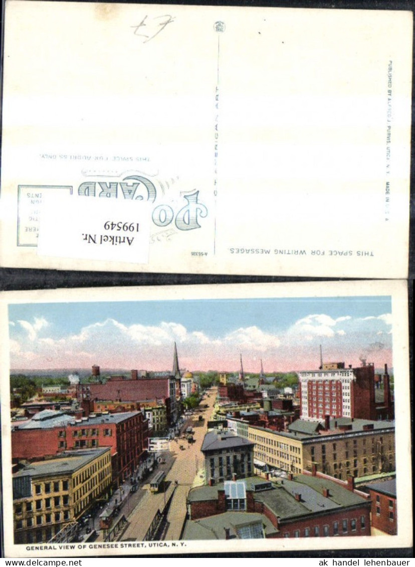 199549,New York Utica General View of Genesee Street
