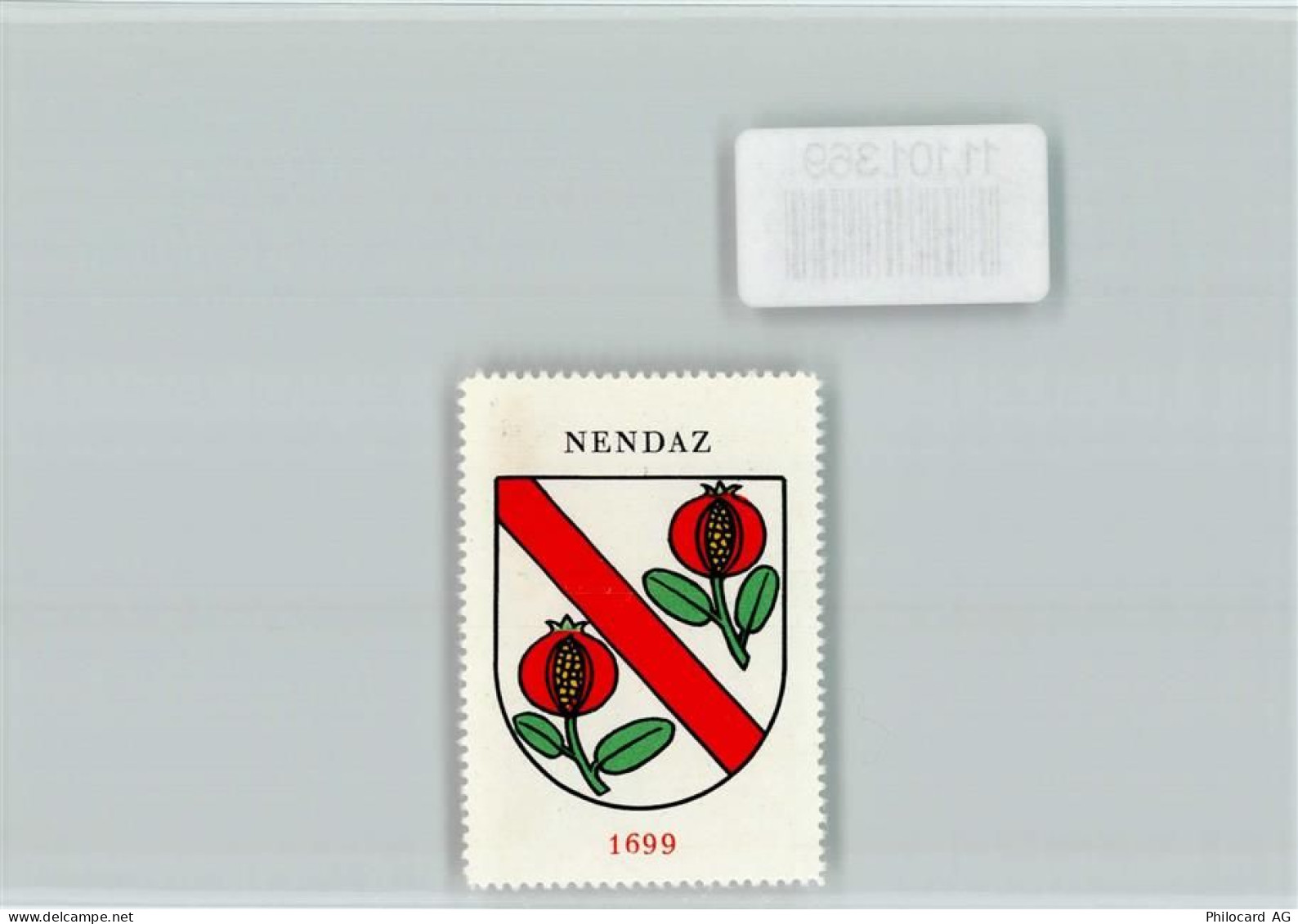 1997 Haute-Nendaz - Vignette Wappen Kaffee Hag ca 1920-1940 - 11101369