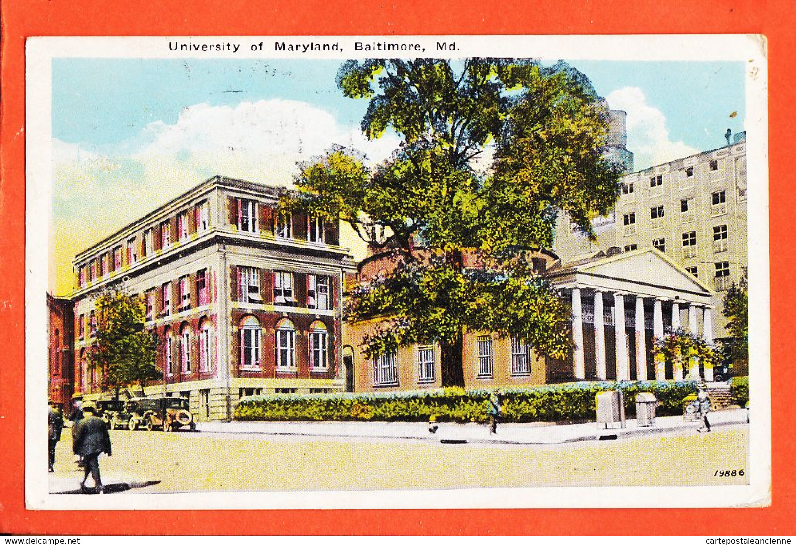 19989  BALTIMORE MD Maryland USA ◉ University ◉ 1928 à Veuve LEGER 12 rue Henry Quatre Le Havre (•◡•) 19886