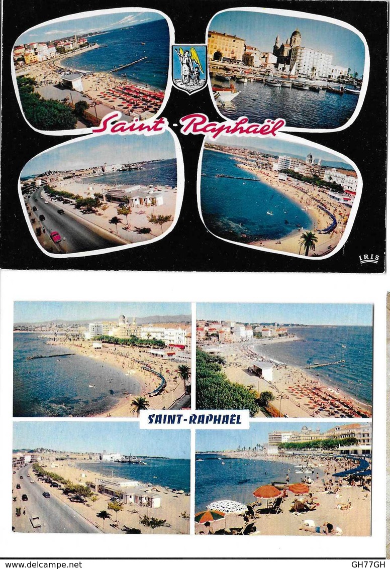 2 CPA SAINT-RAPHAEL -non circulées