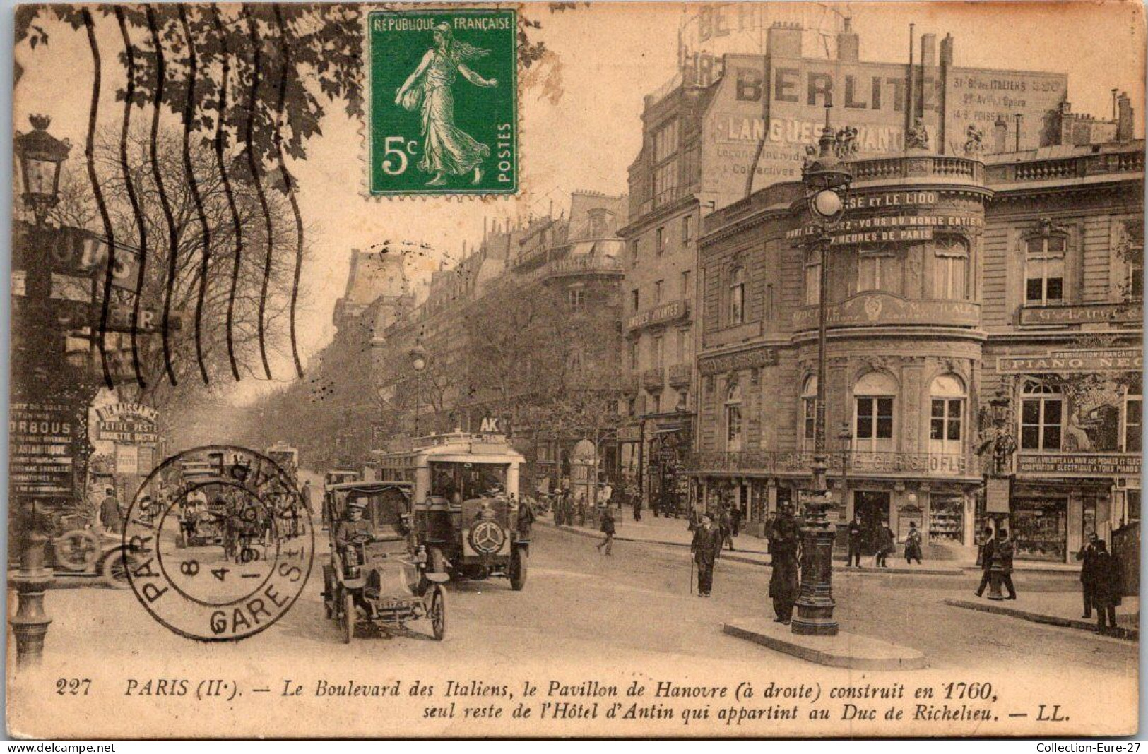 (20/02/26) 75-CPA PARIS - 2ème ARRONDISSEMENT - LE BOULEVARD DES ITALIENS