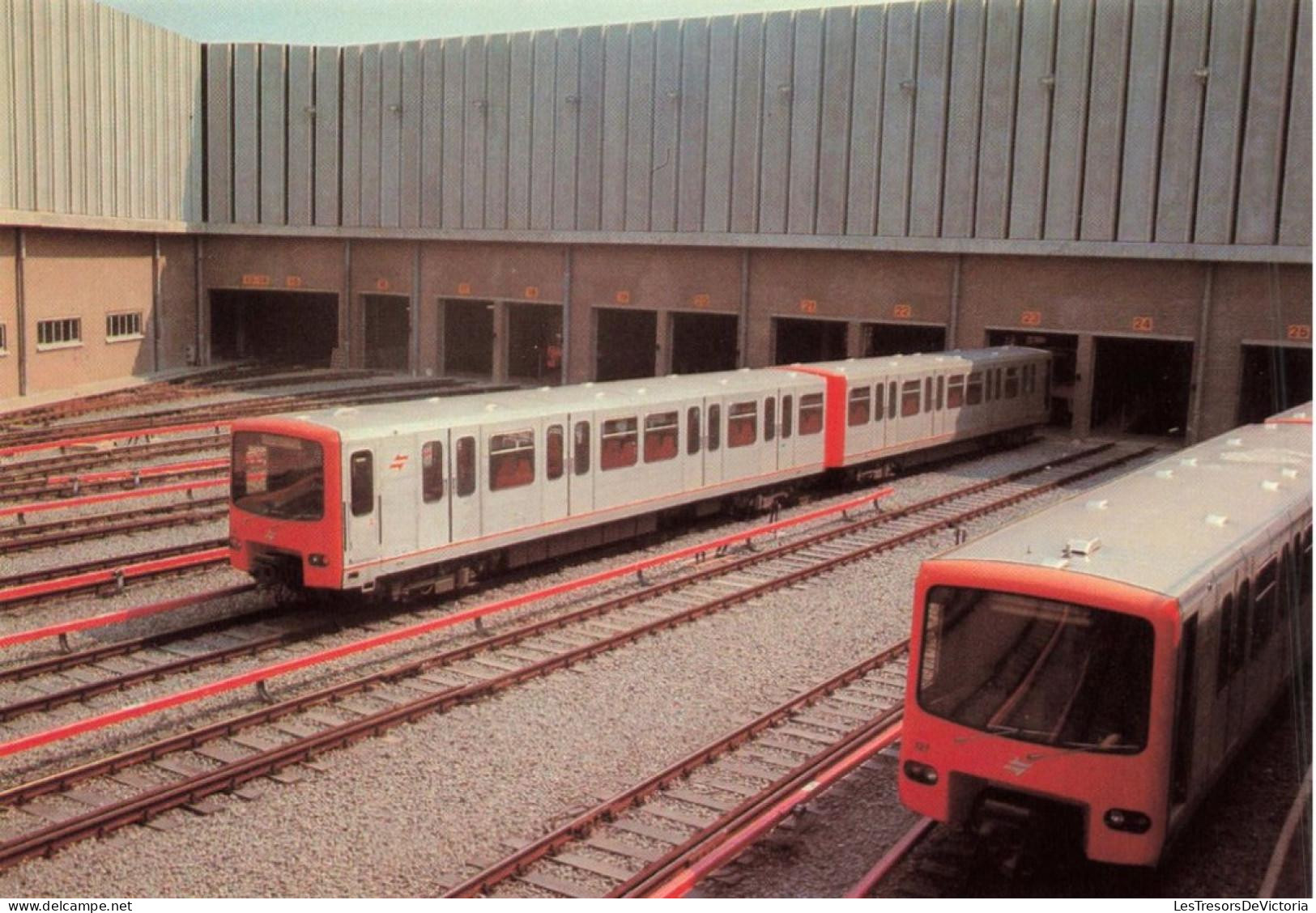 [-20%] BELGIQUE - Bruxelles - U Bahn - Métro - Dépôt dAuderghem - Vue densemble -  Carte Postale