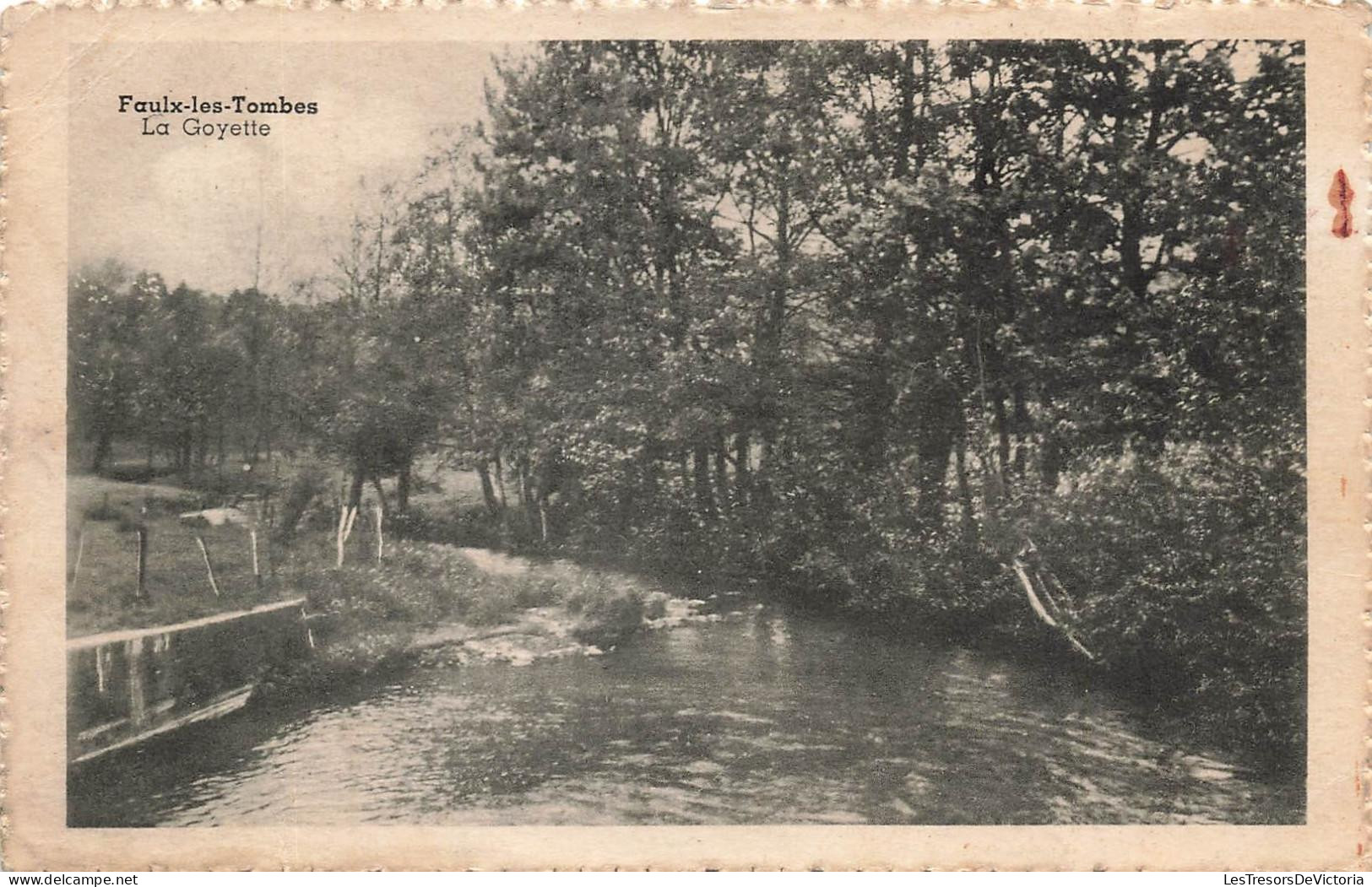 [-20%] BELGIQUE - Gesves - Faulx-les-Tombes - La Goyette - Flawinne - La rivière - Carte postale ancienne