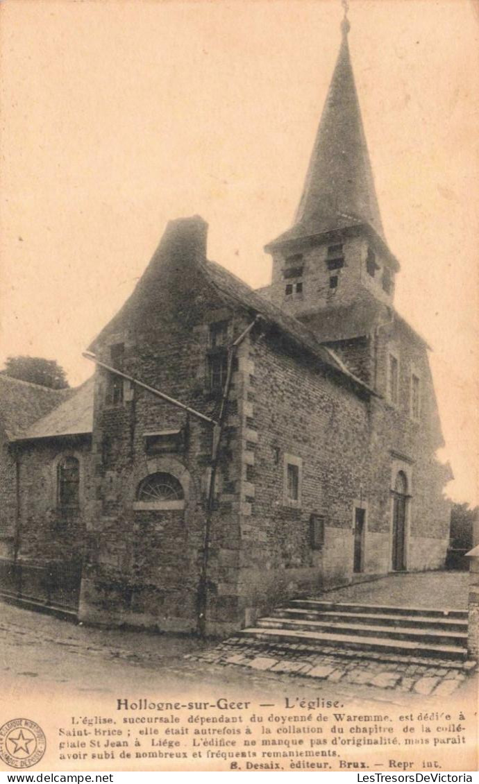 [-20%] BELGIQUE - Hollogne-sur-Geer - Léglise - Carte Postale ancienne