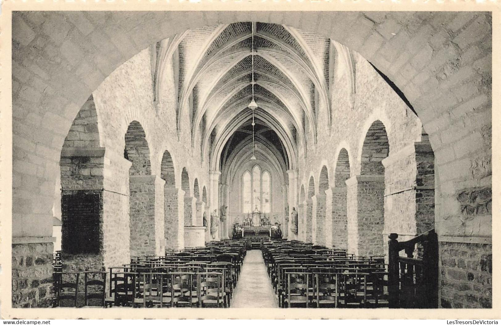 [-20%] BELGIQUE - Kortessem - Binnenzicht der Kerk - THILL - voûte - chaise - Drukk. Van Gutschoven Huygen - Carte posta