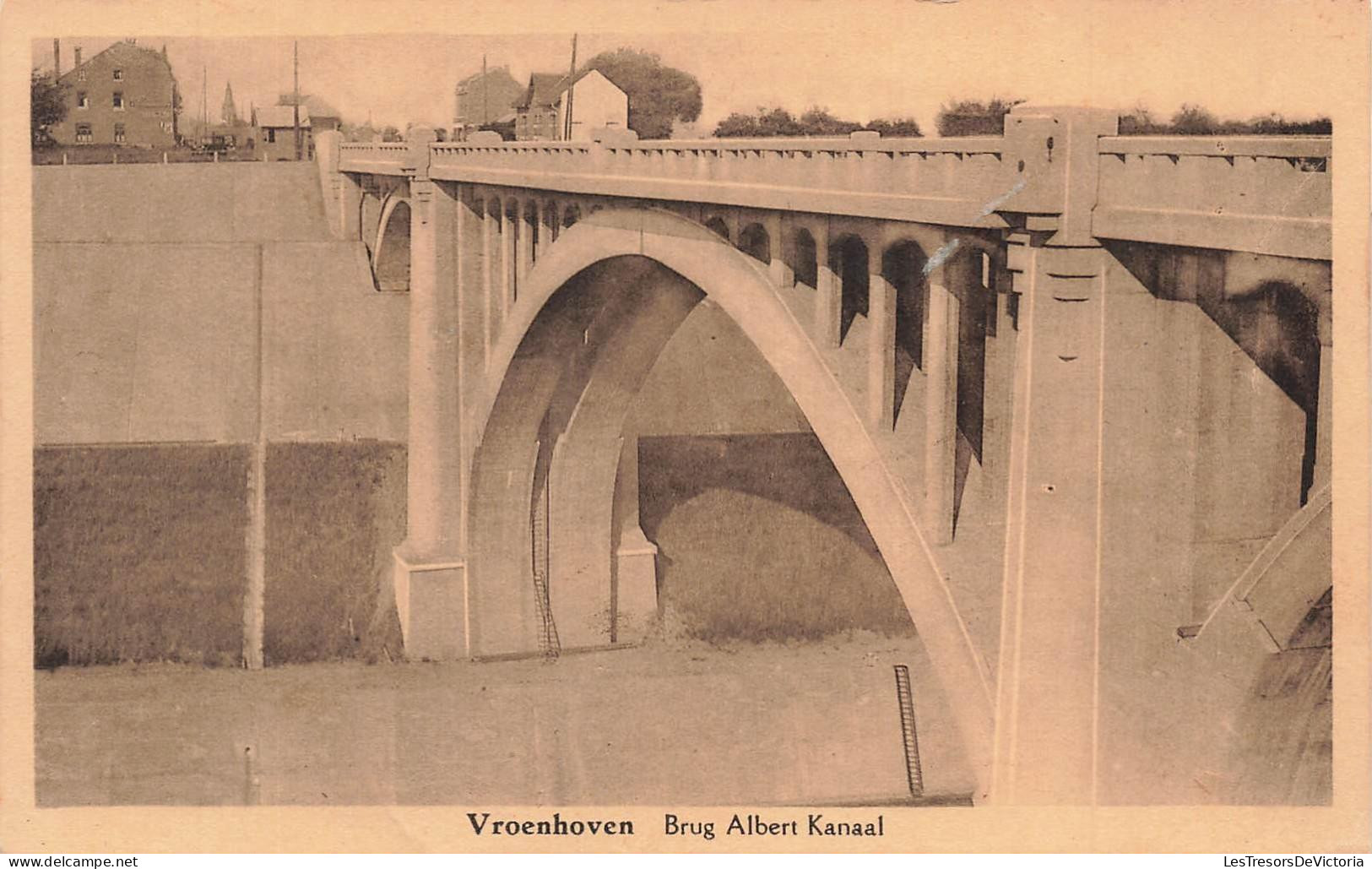 [-20%] BELGIQUE - Riemst - Vroenhoven - Brug Albert Kanaal - vue générale - Centraal - Carte postale ancienne