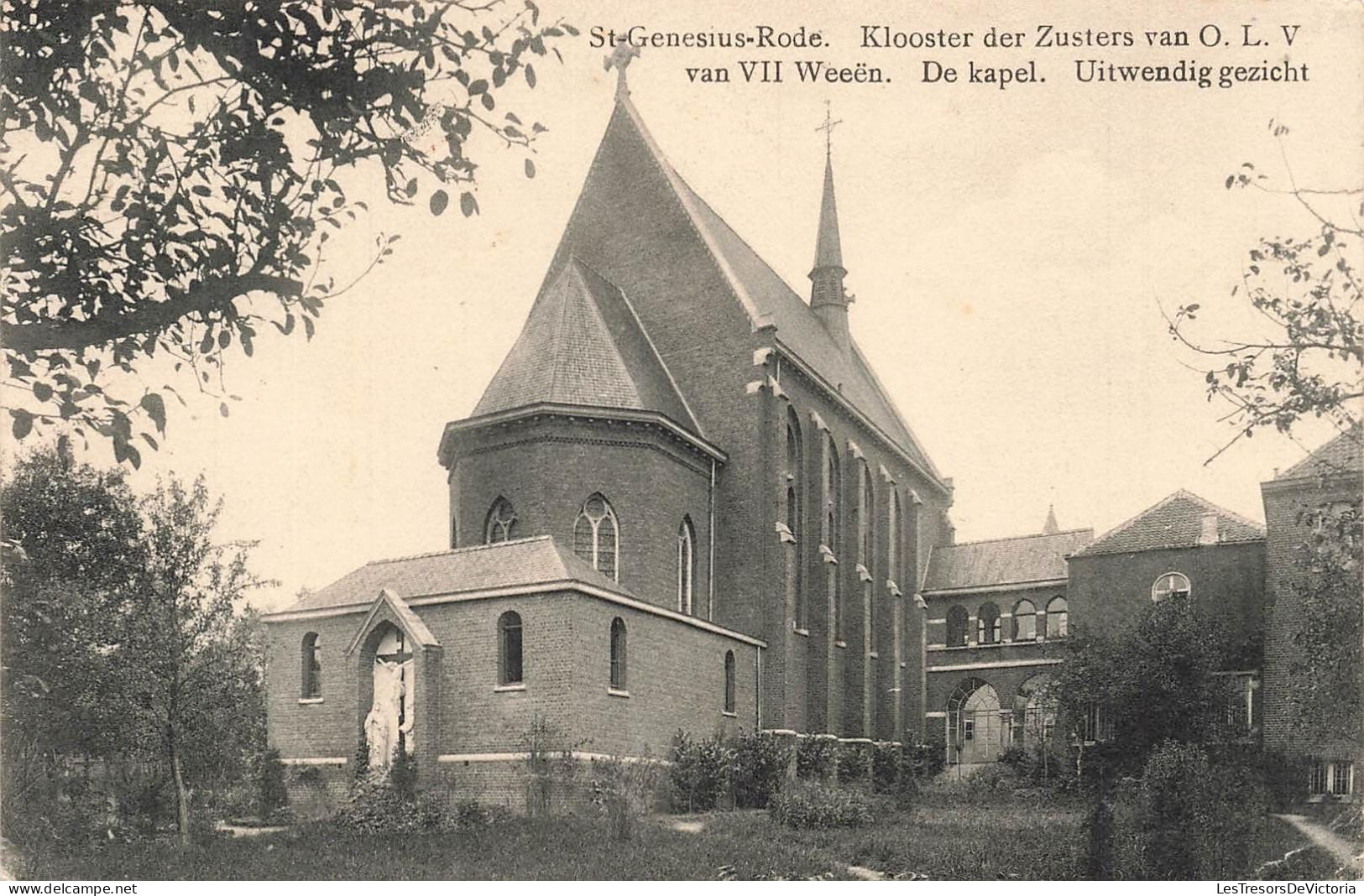[-20%] BELGIQUE - St Genesius Rode - Klooster der Zusters van OLV van VII Weën - De Kapel - Carte Postale Ancienne