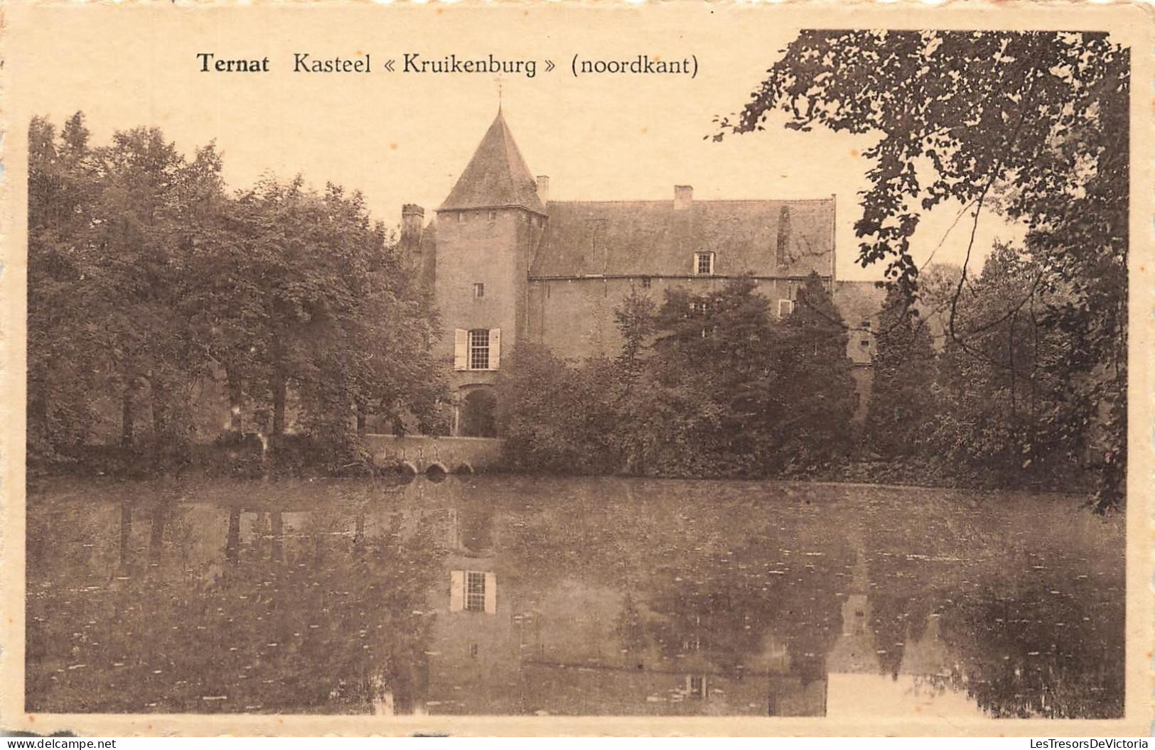 [-20%] BELGIQUE - Ternat - Kasteel Kruikenburg - Noordkant - Uitg Rom Van Cawelaert Dreef - Carte Postale Ancienne