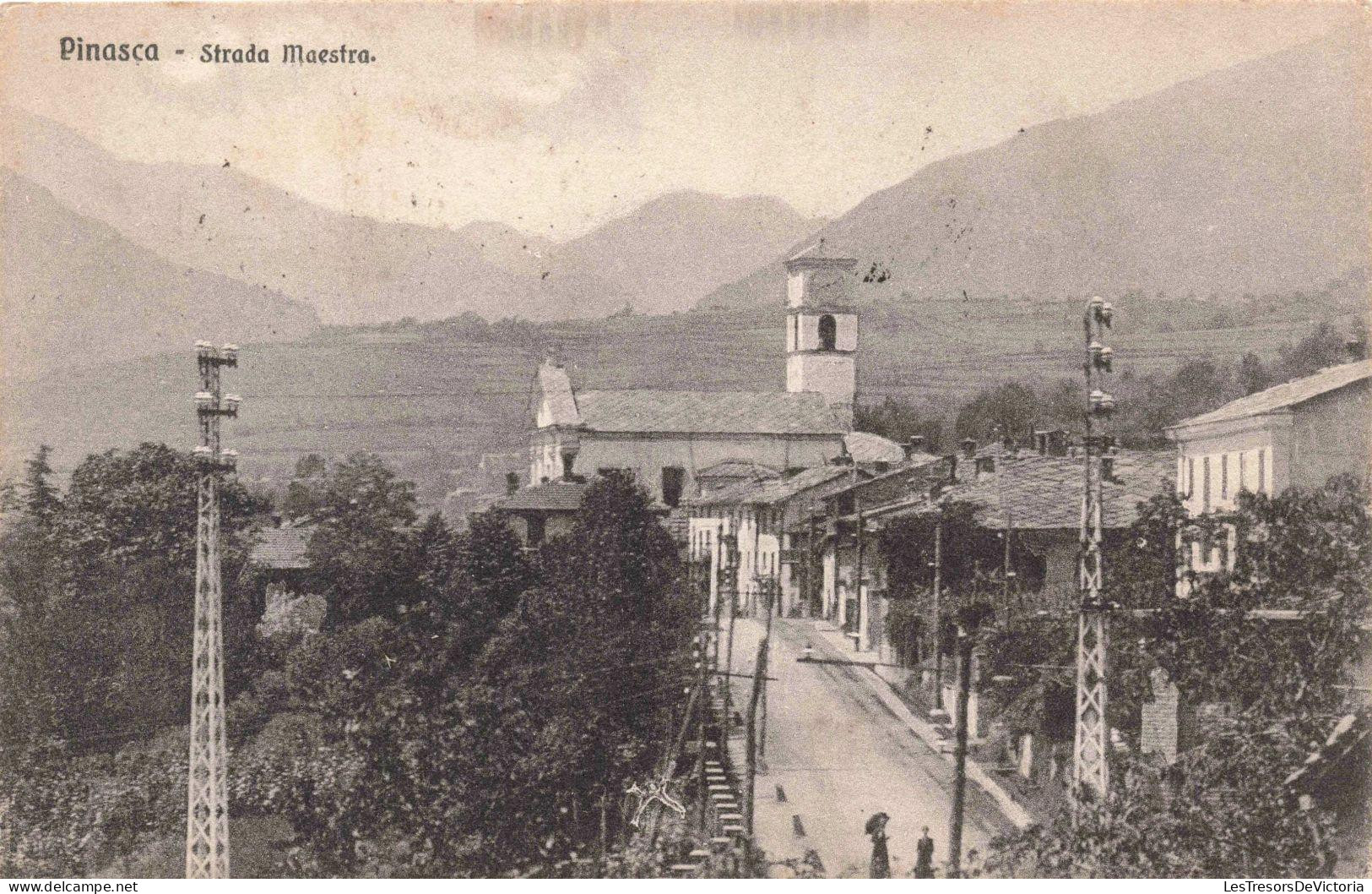 [-20%] ITALIE - Piémont - Turin - Pinasca - Strada Maestra -  Carte postale anci