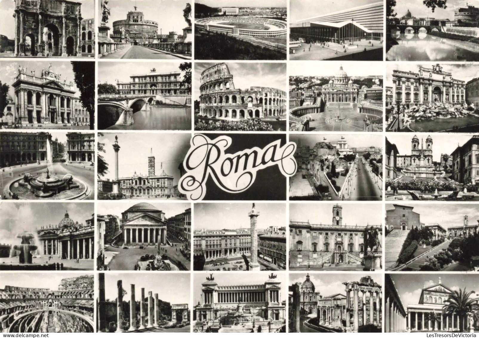 [-20%] ITALIE - Roma - Multi vues - Carte Postale Ancienne