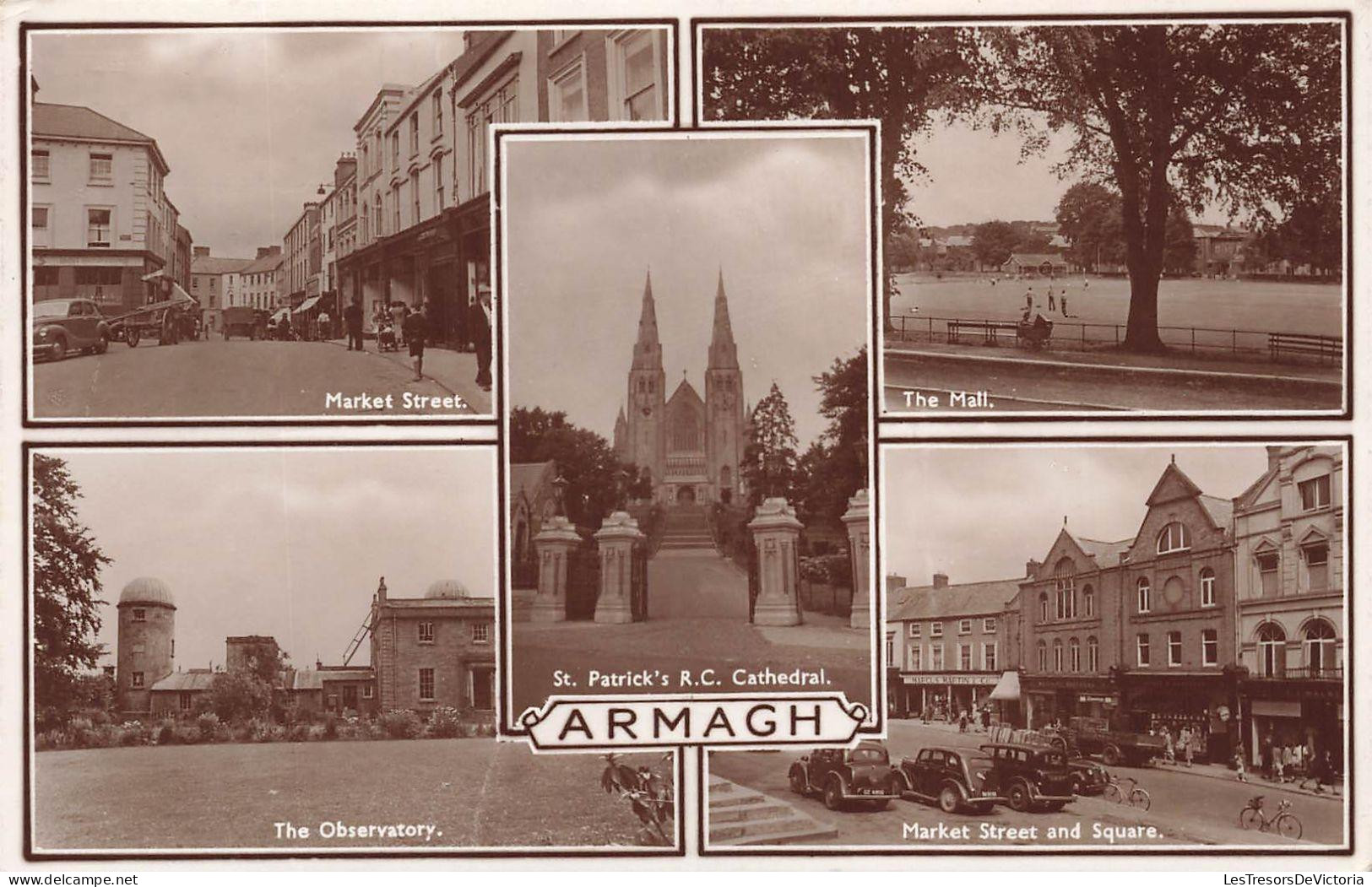 [-20%] ROYAUME UNI - Armagh - Market Street - St Patricks RC Cathedral - Carte Postale Ancienne