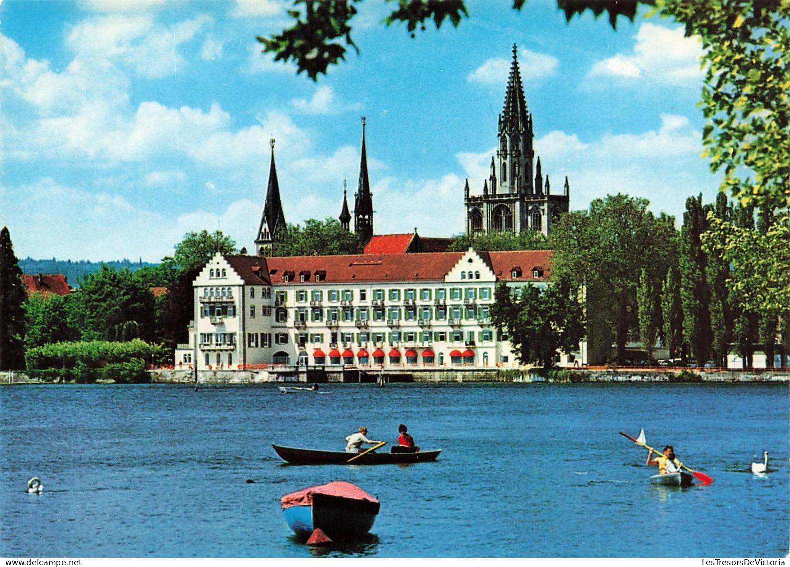 [-20%] SUISSE - Konstanz am Bodensee - Blick zur Basilika und Insel Hotel - Carte postale