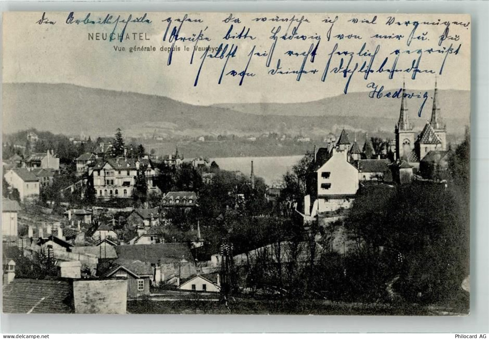 2000 Neuchâtel Neuenburg 1908 - 39698712