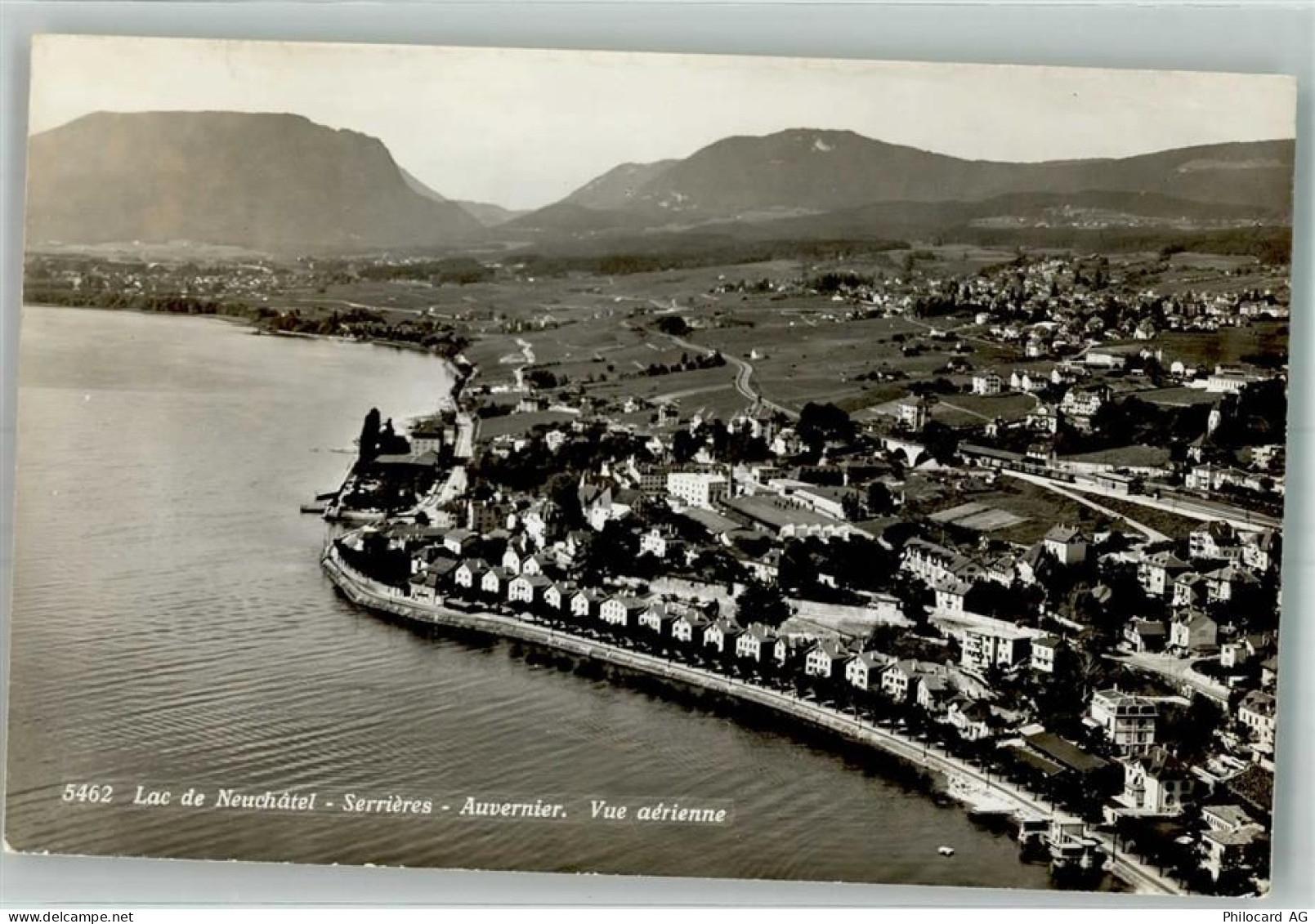2000 Neuchâtel Neuenburg Foto AK Fliegeraufnahme Serrieres Auvernier - 38186394