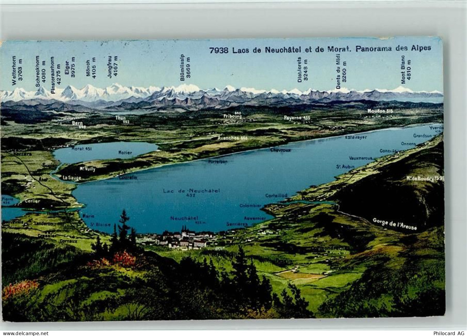 2000 Neuchâtel Neuenburg - Lacs de Neuchatel et de Morat - 10160768