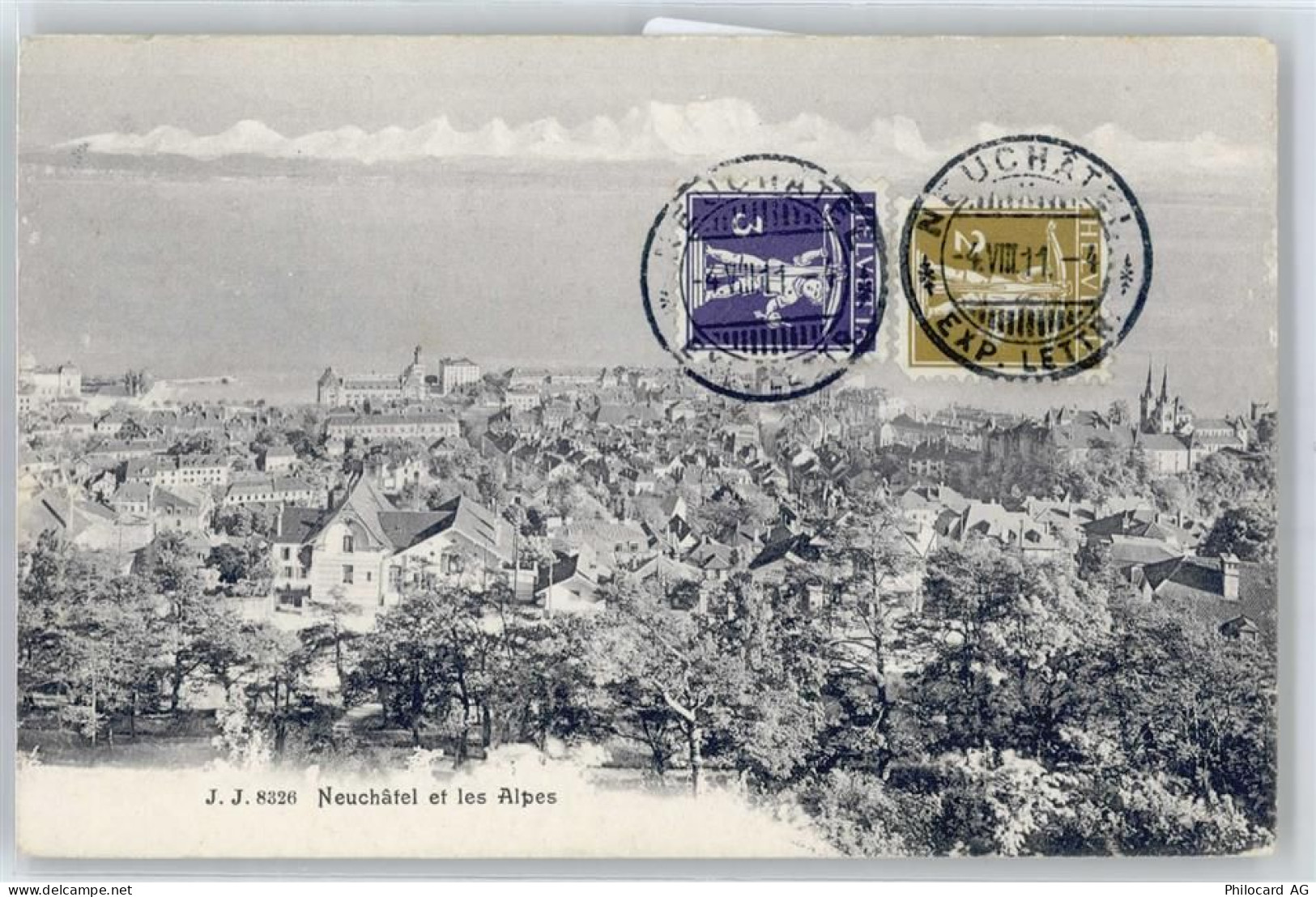 2000 Neuchâtel Neuenburg - Panorama AKU2 - 50663974