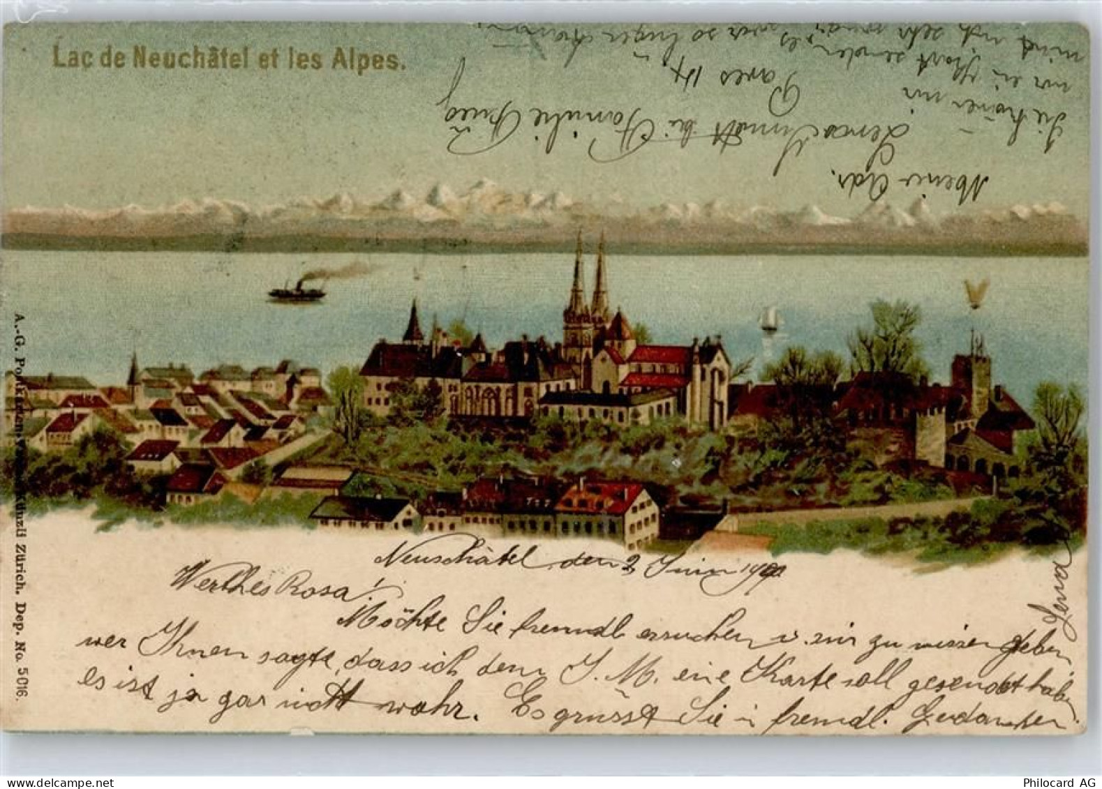 2000 Neuchâtel Neuenburg - Teilansicht - 50776449