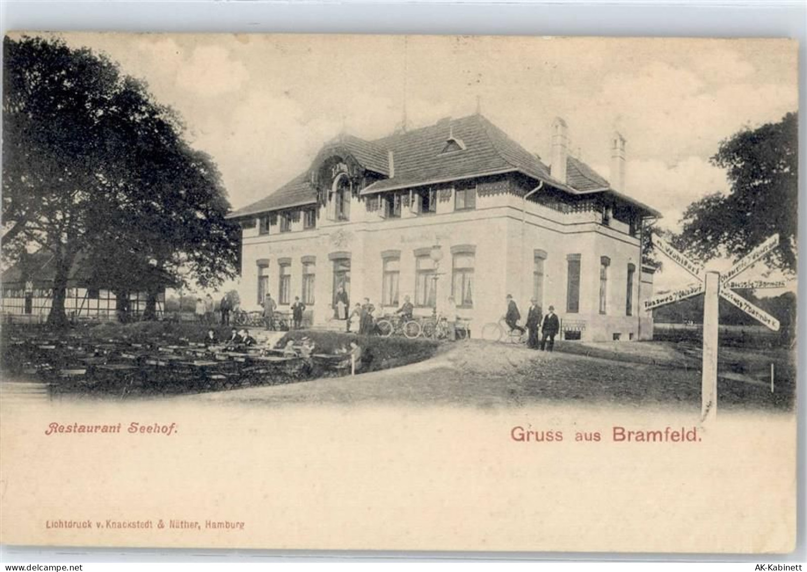20095 W2000 Bramfeld 1899 - Gasthaus Seehof Fahrrad - 51379017