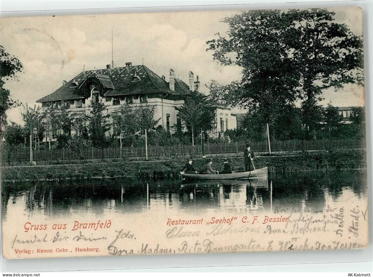 20095 W2000 Bramfeld 1903 - Gasthaus Seehof C.F.Bessler - 52124025