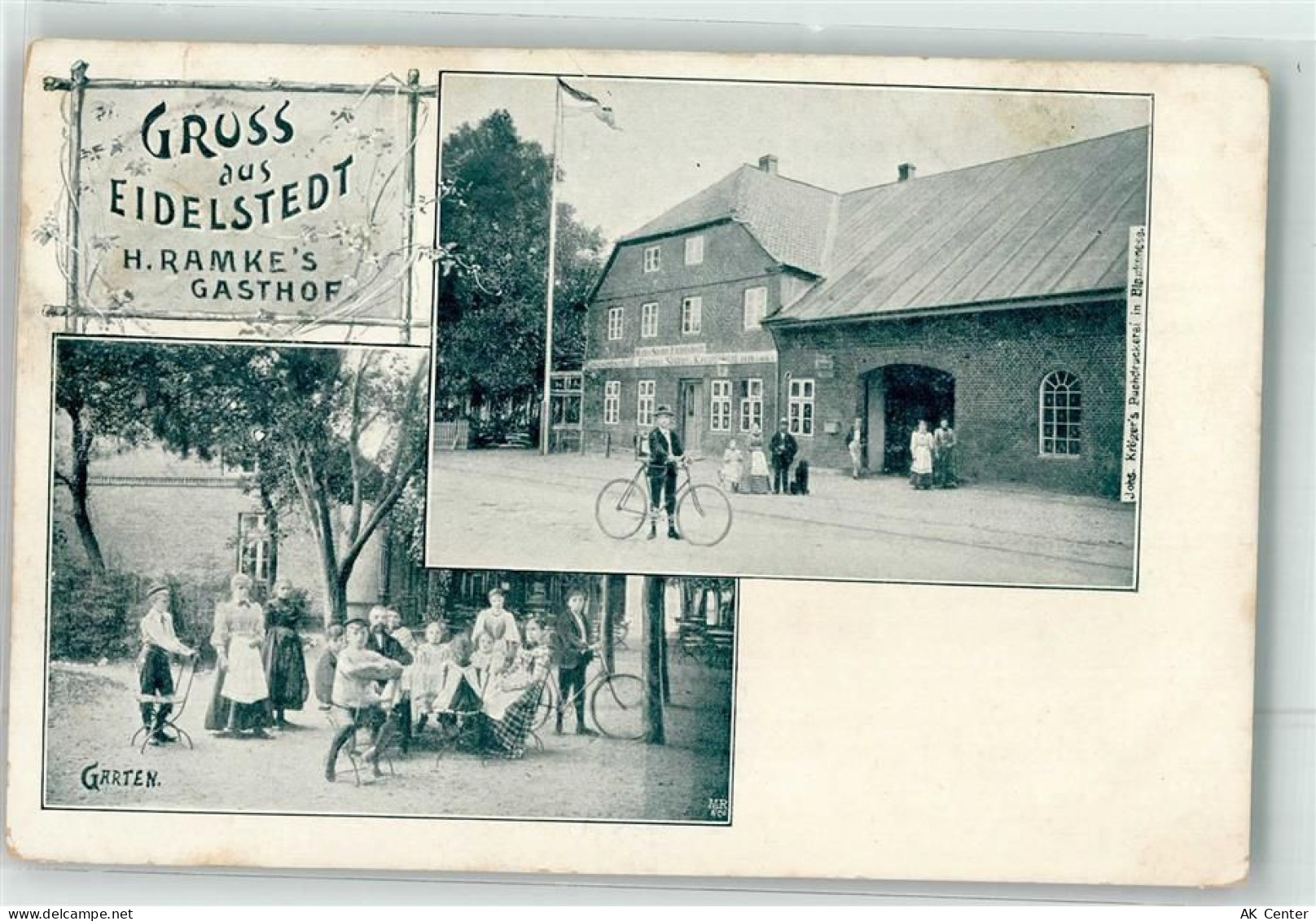 20095 W2000 Eidelstedt - Gasthaus Ramke Garten Fahrrad Hund Sammlung Lac... - 13623914