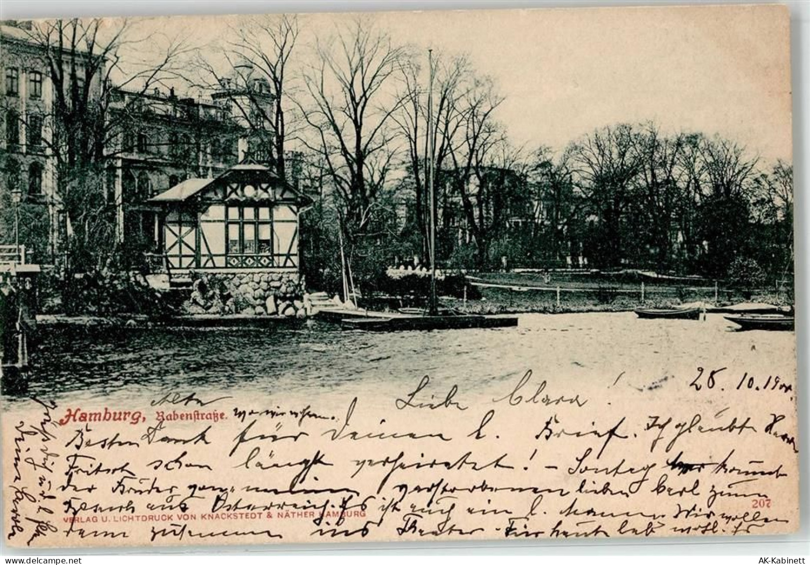 20095 W2000 Eimsbüttel 1900 - Rabenstraße Anlegestelle Boot - 52106019