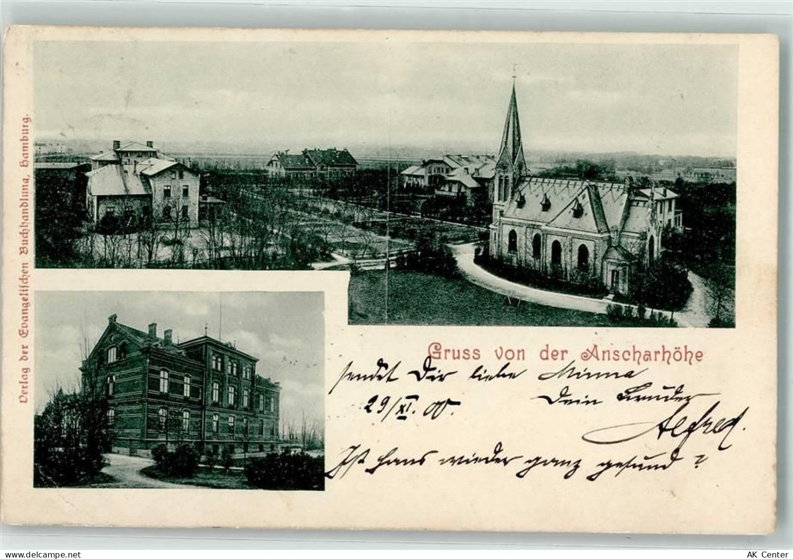 20095 W2000 Eppendorf 1900 - Anscharhöhe Kirche - 13252935