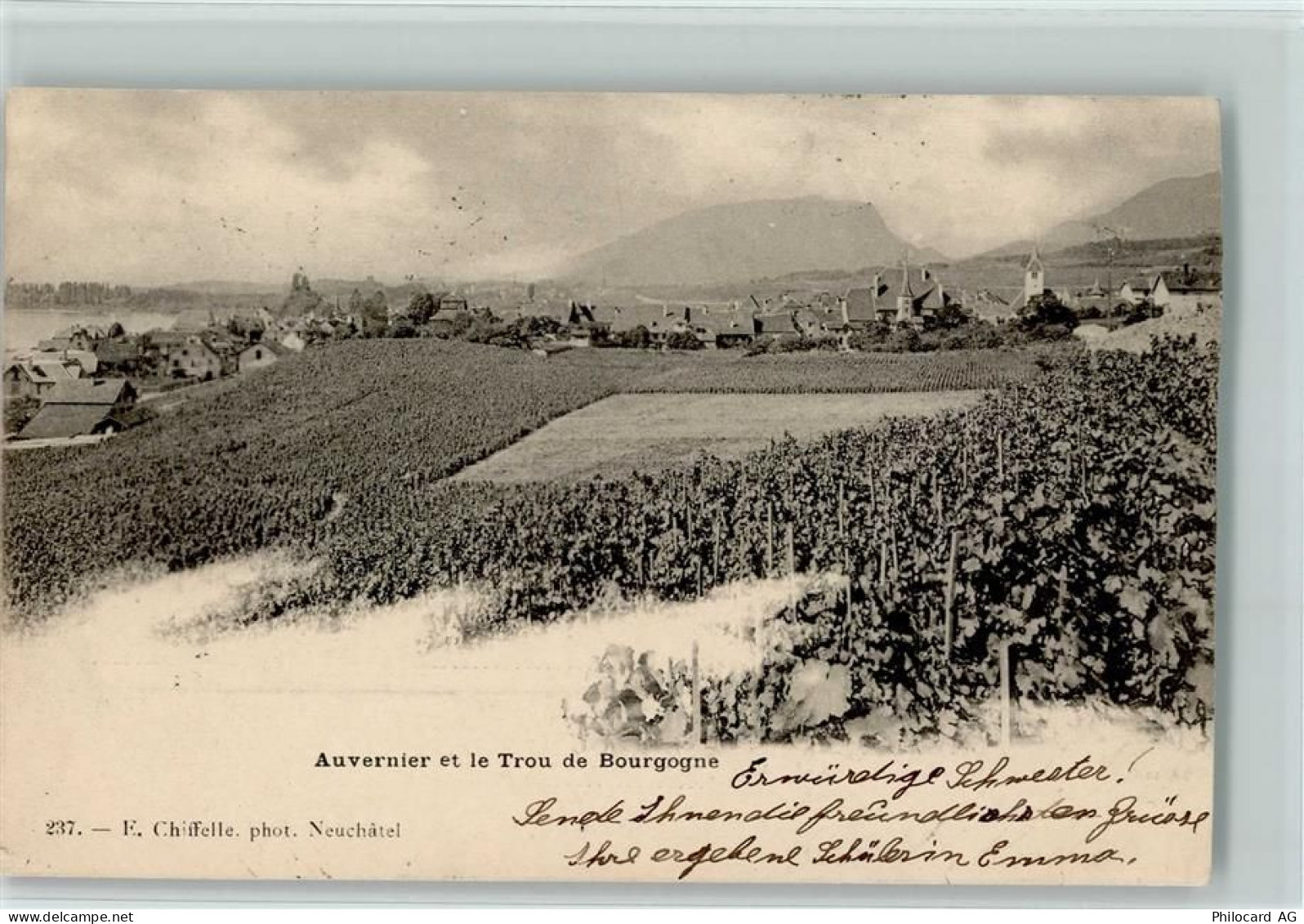 2012 Auvernier 1901 - Auvernier et le Trou de Bourgogne - 10147821