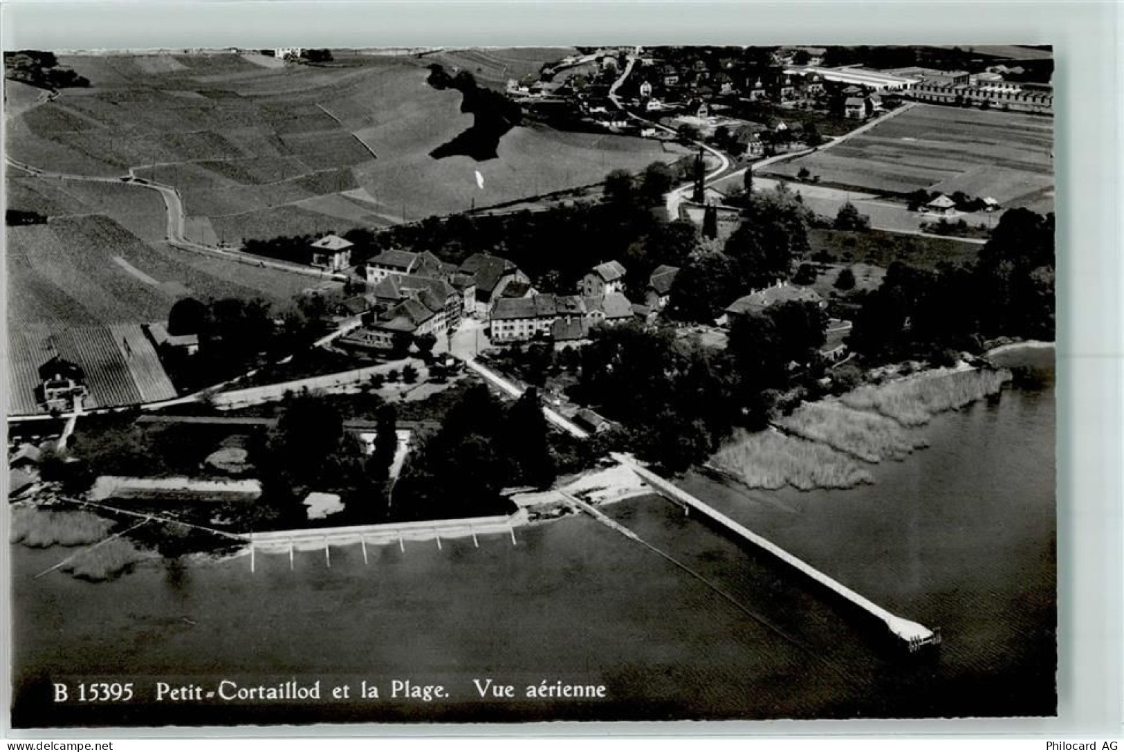 2016 Cortaillod Gebrauchsspuren Fliegeraufnahme Petit-Cortaillod et la P... - 13146237