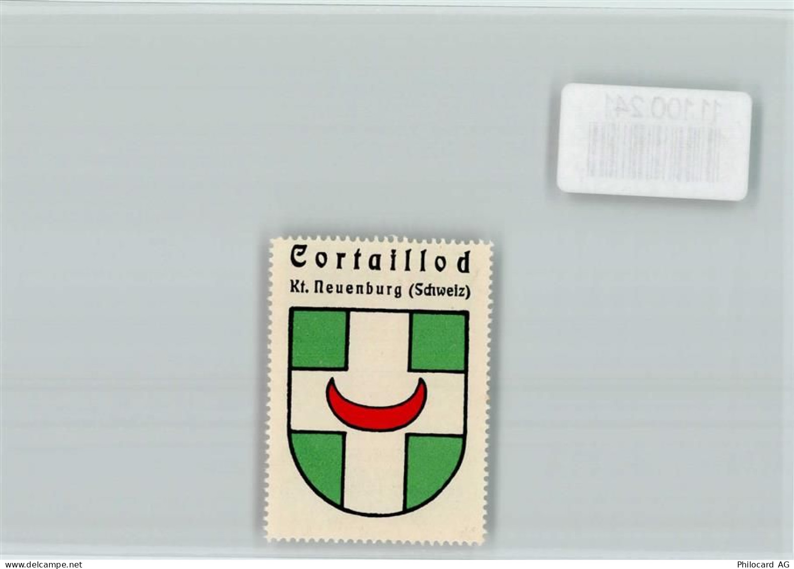 2016 Cortaillod - Vignette Wappen Kaffee Hag ca 1920-1940 - 11100241