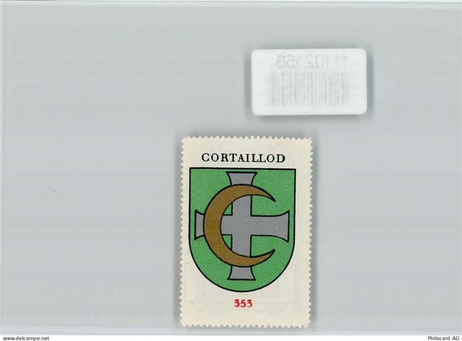 2016 Cortaillod - Vignette Wappen Kaffee Hag ca 1920-1940 - 11102156