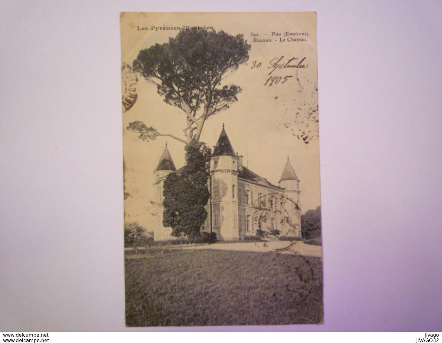2019 - 673  BIZANOS  :  Le  CHÂTEAU  1905