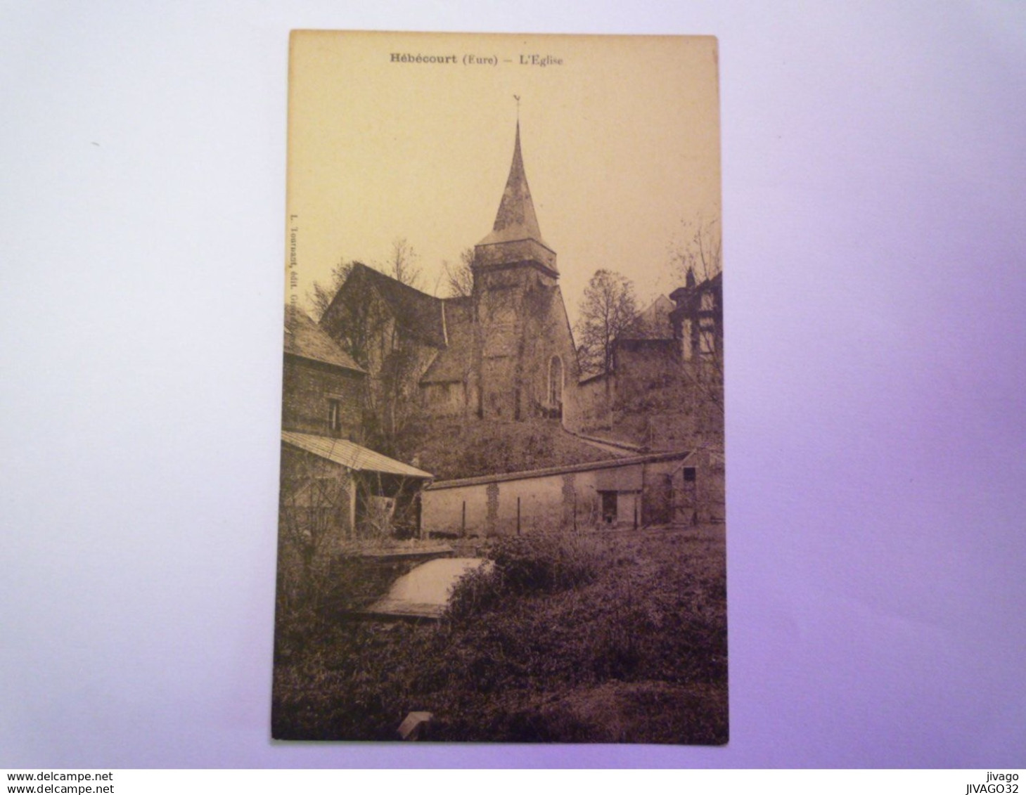 2020 - 5991  HEBECOURT  (Eure)  :  L'EGLISE   XXX