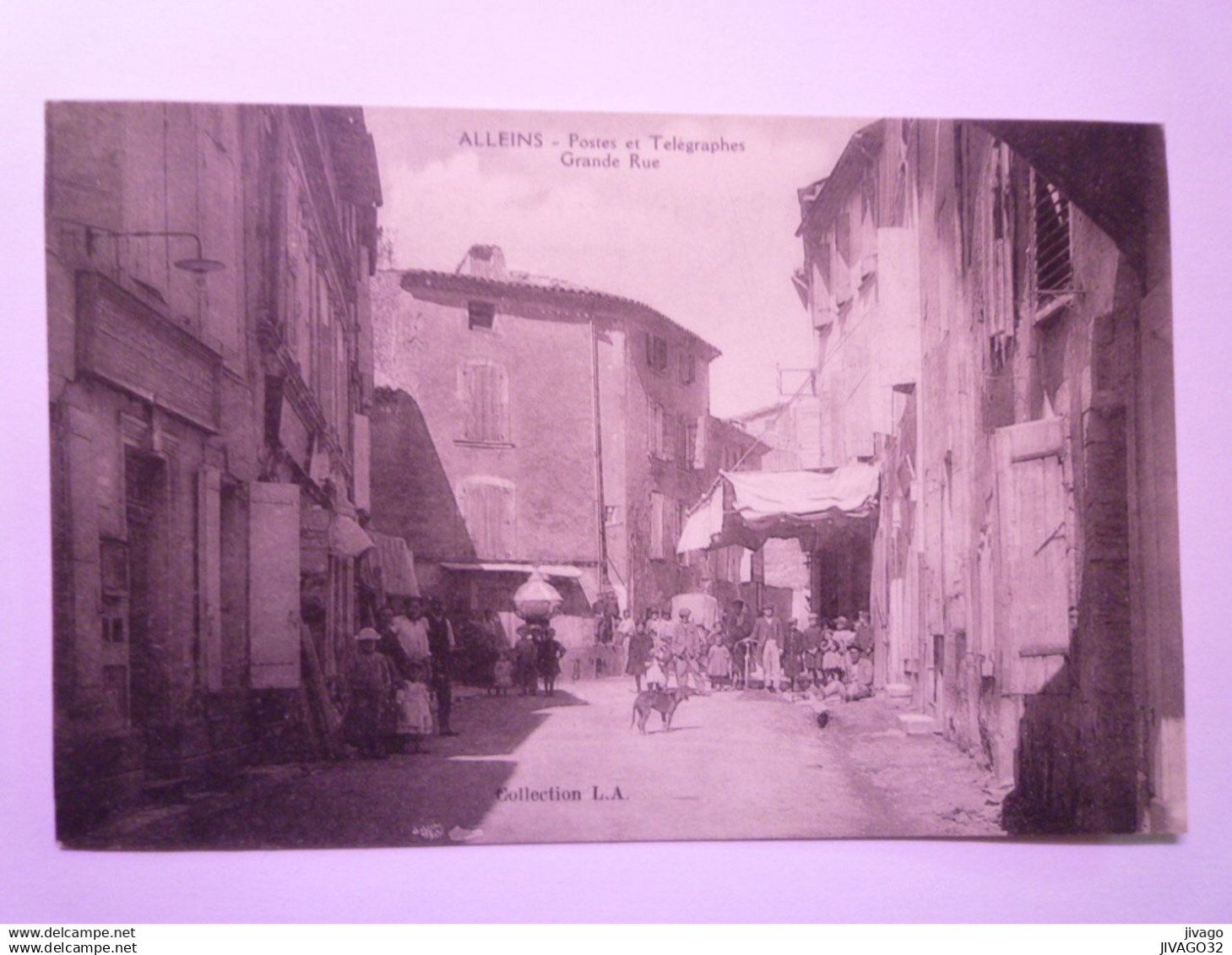 2020 - 7724  ALLEINS  (Bouches-du-Rhône)  :  Postes et Télégraphes  -  Grande Rue   XXX