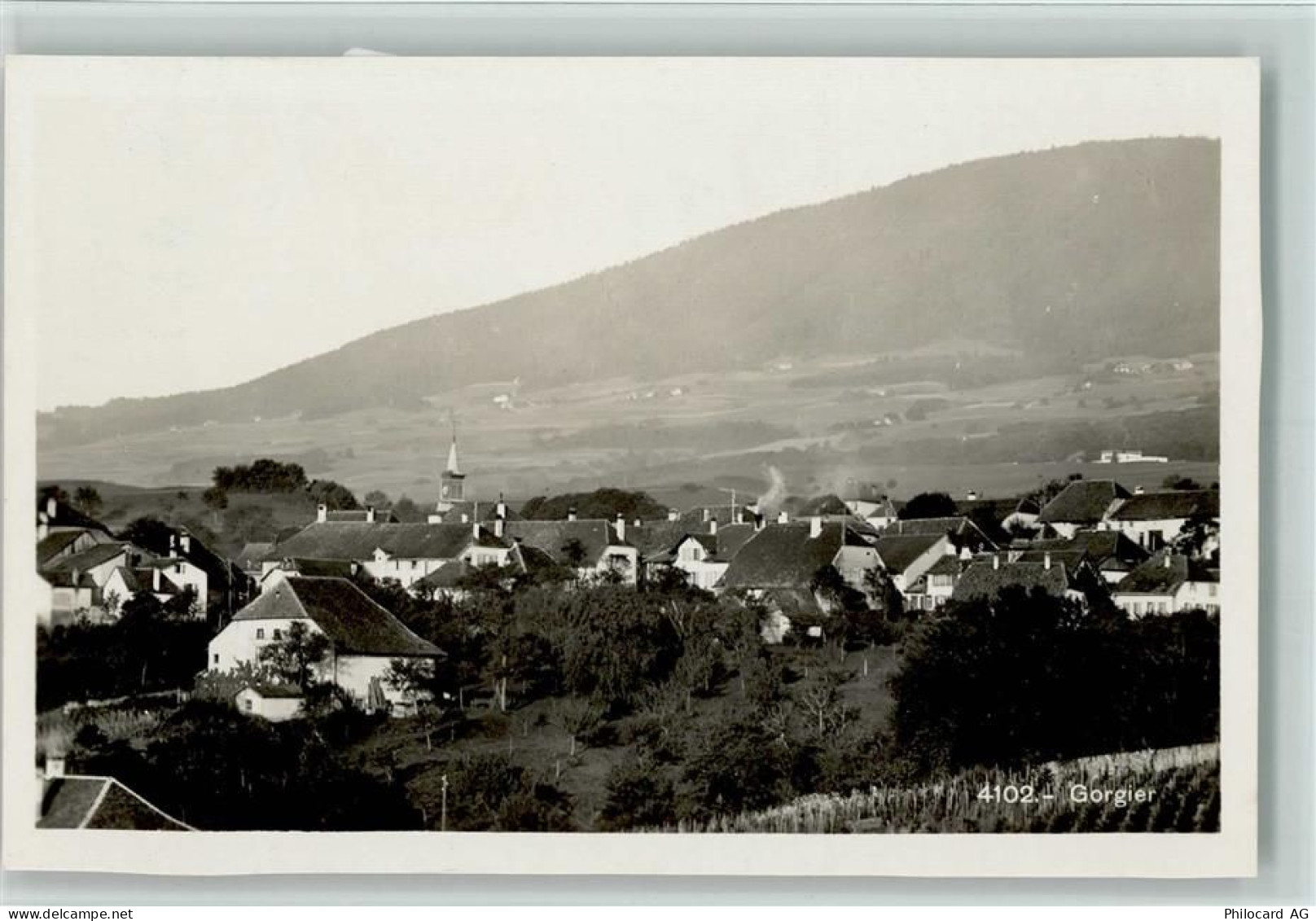 2023 Gorgier Gebrauchsspuren Foto AK Verlag SG 4102 - Teilansicht - 10137059