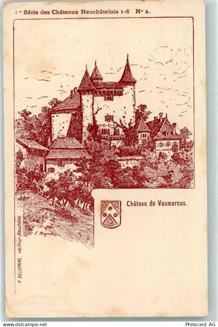 2028 Vaumarcus 1910 - Schloss - 10607654
