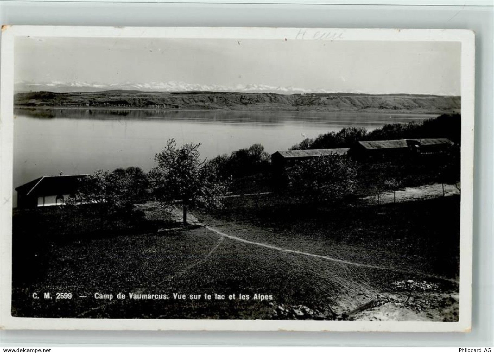 2028 Vaumarcus - Camp de Vaumarcus Vue sur le lac et les Alpes - 11060534
