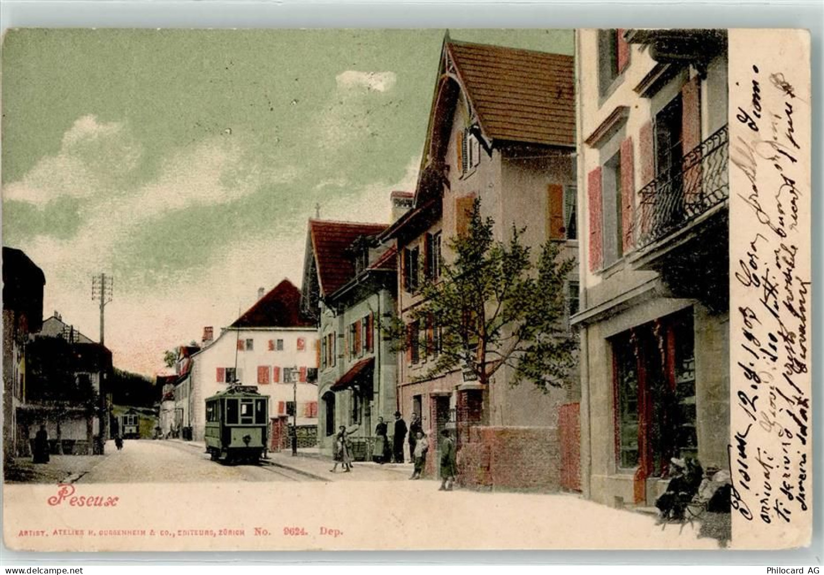 2034 Peseux 1903 - Straßenbahn - 13444354