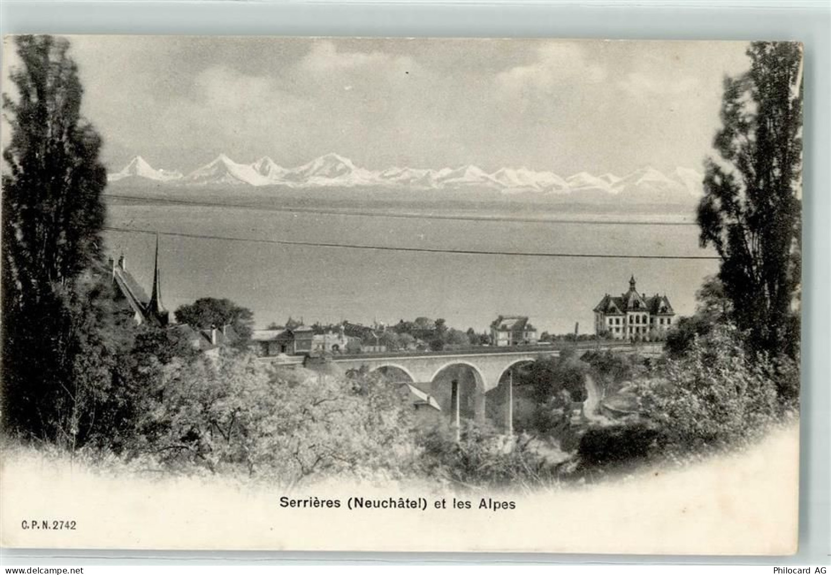 2034 Peseux 1905 - Alpes Serrieres - 10620793