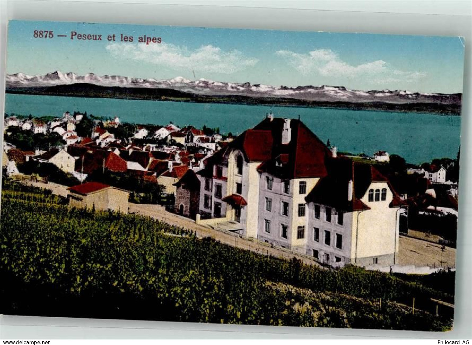 2034 Peseux 1919 Foto AK - 10742254