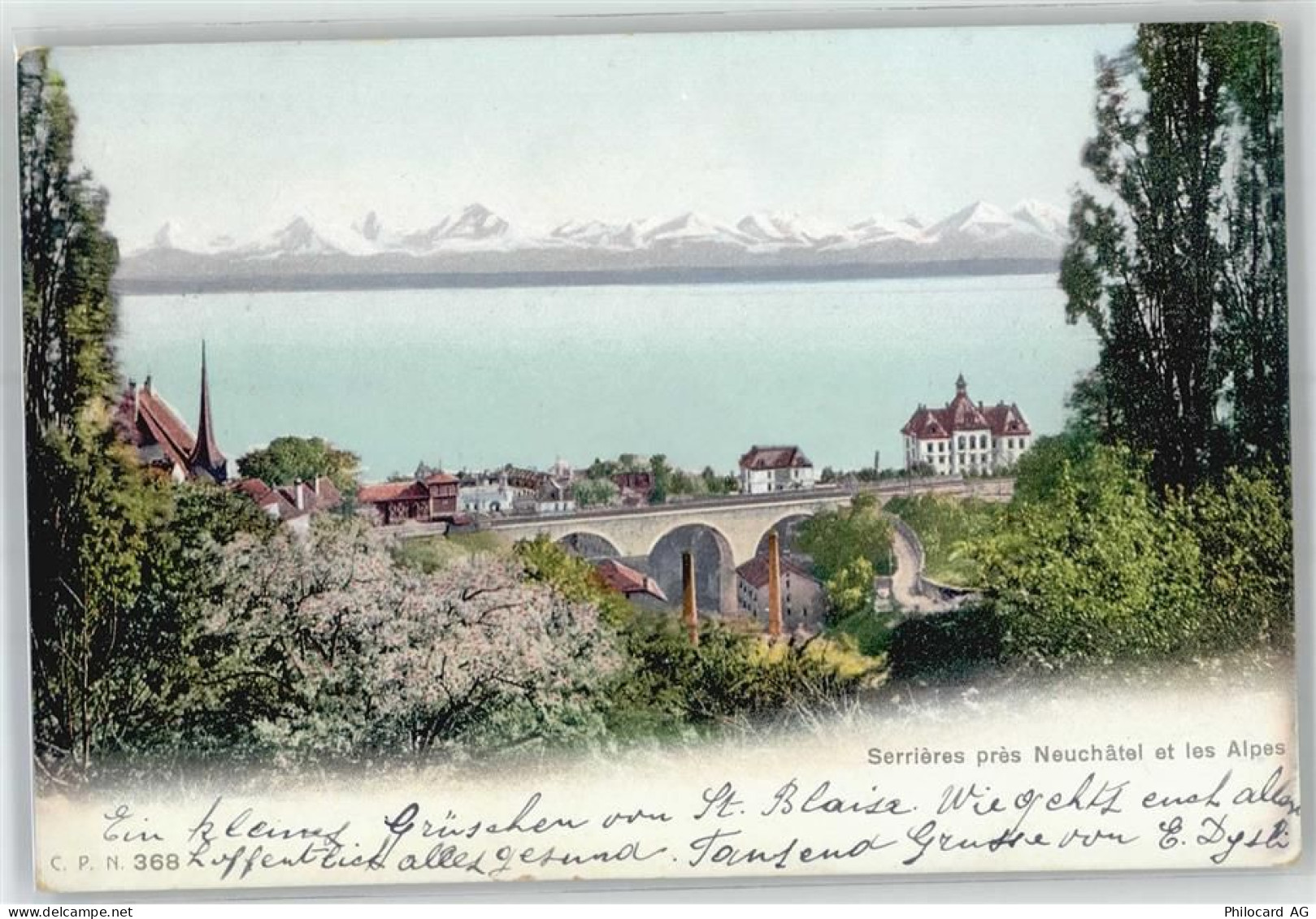 2034 Peseux - Serrières, Alpenpanorama - 51088570