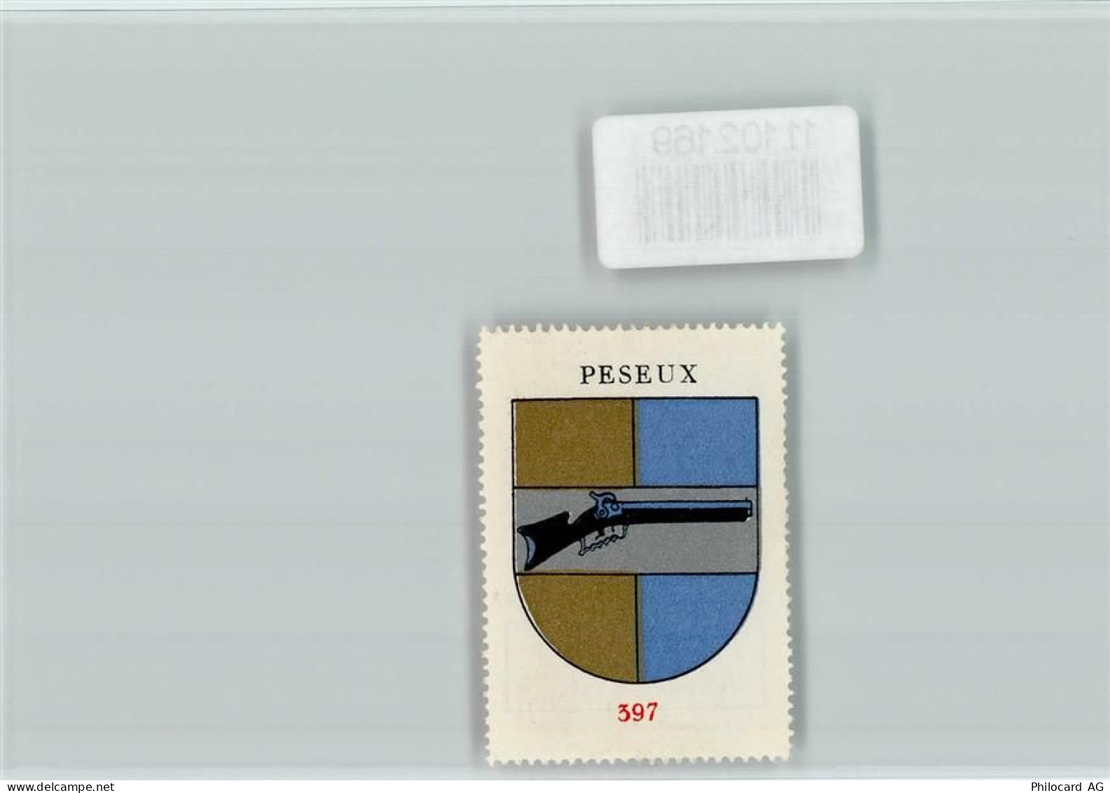 2034 Peseux - Vignette Wappen Kaffee Hag ca 1920-1940 - 11102169