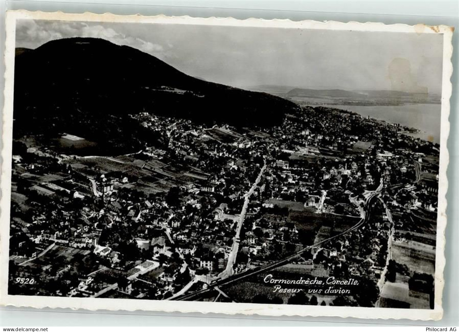 2036 Cormondrèche Foto AK Fliegeraufnahme Corcelle Peseur - 39691858