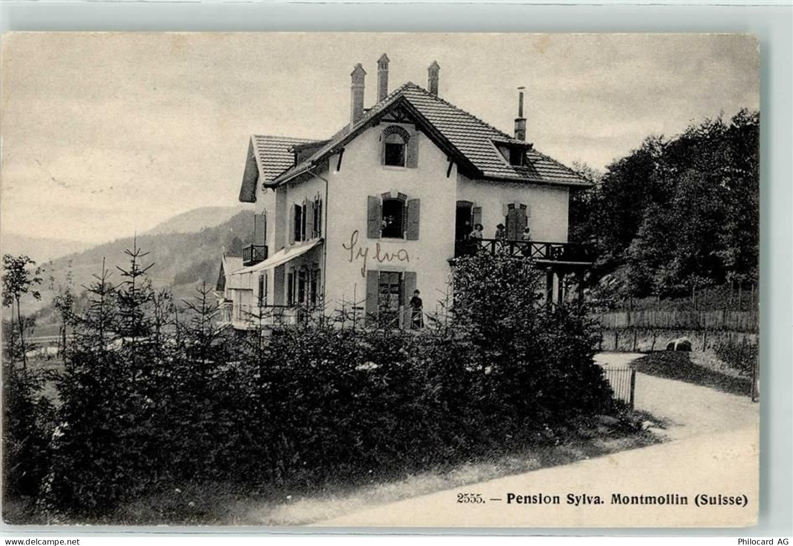 2037 Montmollin 1912 - Pension Sylva - 13251699